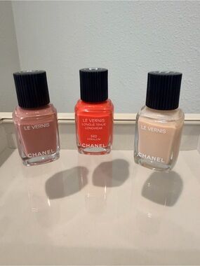CHANEL Le Vernis Nail Polish Bundle of 3